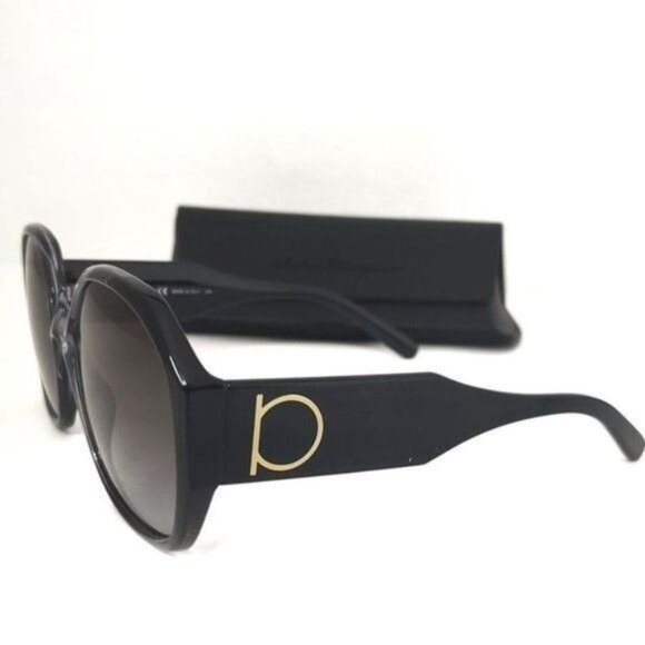 Salvatore Ferragamo Sunglasses  SF943SL  Oversized Black Gradient Designer - Picture 3 of 13